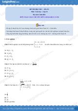 Đề thi học kì 1 Toán 10 Cánh diều - Đề số 2